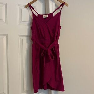 Universal Thread Magenta Wrap Mini Dress